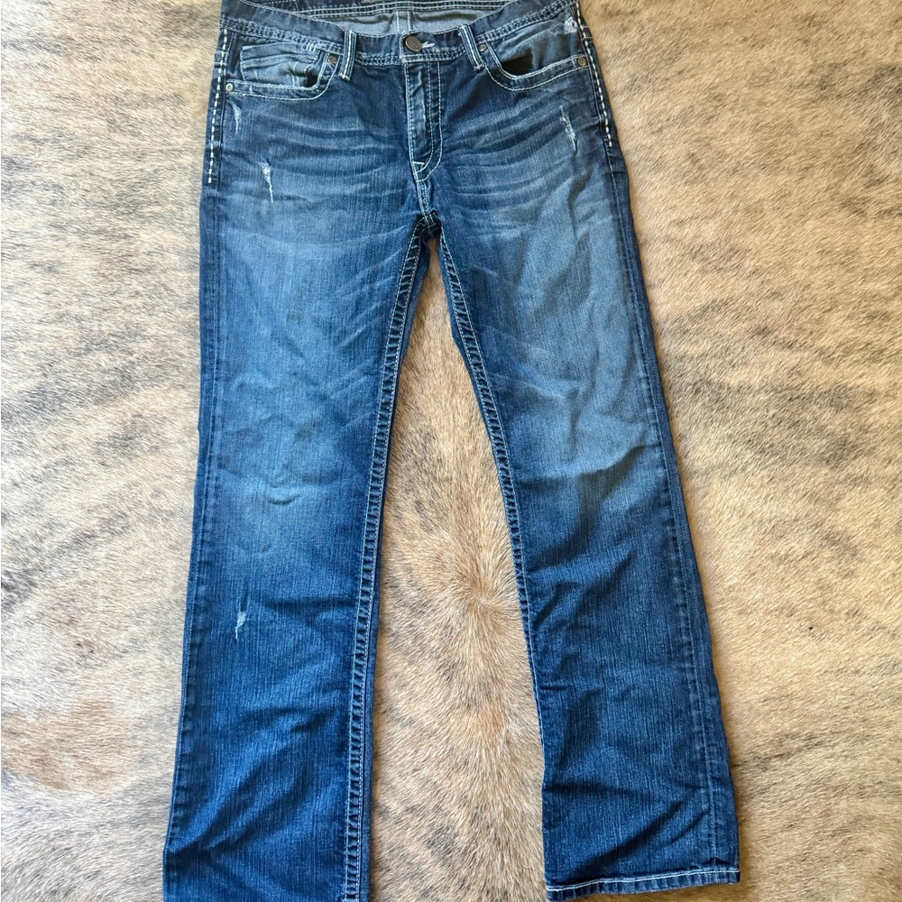 BKE Carter Bootcut Jeans with Classic Fading